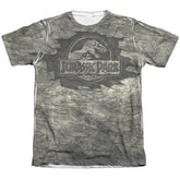Jurassic Park Jurassic Stone Men's Regular Fit Poly Cotton Short-Sleeve T-Shirt