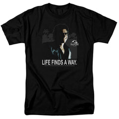 Jurassic Park Life Finds A Way Men's 18/1 Cotton Short-Sleeve T-Shirt