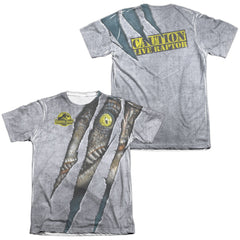 Jurassic Park Live Raptro Men's Regular Fit Poly Cotton Short-Sleeve T-Shirt