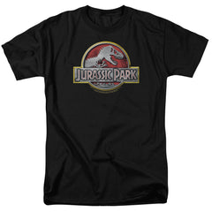 Jurassic Park Logo Men's 18/1 Cotton Short-Sleeve T-Shirt