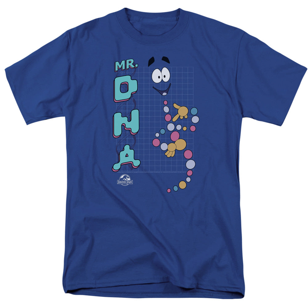 Jurassic Park Mr Dna Men's 18/1 Cotton Short-Sleeve T-Shirt