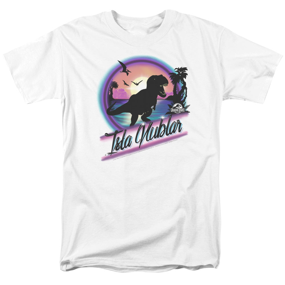 Jurassic Park Prehistoric Walk Men's 18/1 Cotton Short-Sleeve T-Shirt