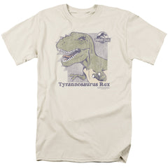 Jurassic Park Retro Rex Men's 18/1 Cotton Short-Sleeve T-Shirt