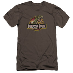 Jurassic Park Retro Rex Men's Ultra-Soft 30/1 Cotton Slim Short-Sleeve T-Shirt