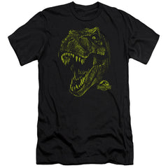 Jurassic Park Rex Mount Men's Ultra-Soft 30/1 Cotton Slim Short-Sleeve T-Shirt