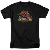 Jurassic Park Something Has Survived Men's 18/1 Cotton Short-Sleeve T-Shirt
