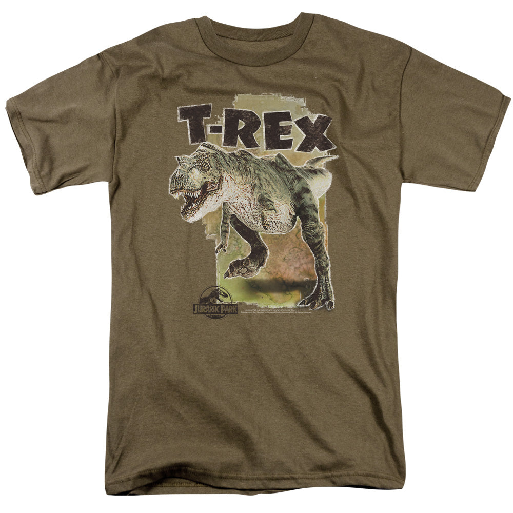 Jurassic Park T-Rex Men's 18/1 Cotton Short-Sleeve T-Shirt