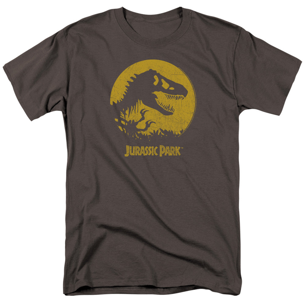 Jurassic Park T-Rex Sphere Men's 18/1 Cotton Short-Sleeve T-Shirt