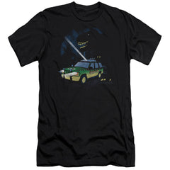 Jurassic Park Turn It Off Men's Ultra-Soft 30/1 Cotton Slim Short-Sleeve T-Shirt