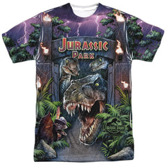 Jurassic Park Welcome To The Park Men's Regular Fit Polyester Short-Sleeve T-Shirt