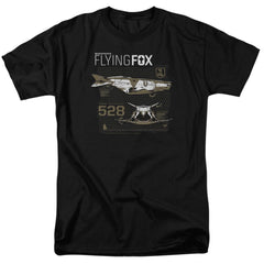 Justice League Movie Flying Fox Men's 18/1 Cotton Short-Sleeve T-Shirt
