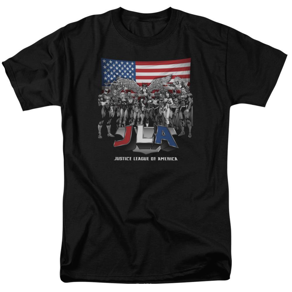 Justice League Of America All American League Men's 18/1 Cotton Short-Sleeve T-Shirt
