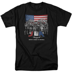 Justice League Of America All American League Men's 18/1 Cotton Short-Sleeve T-Shirt