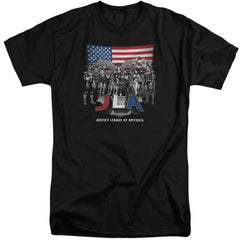 Justice League Of America All American League Men's 18/1 Tall Cotton Short-Sleeve T-Shirt