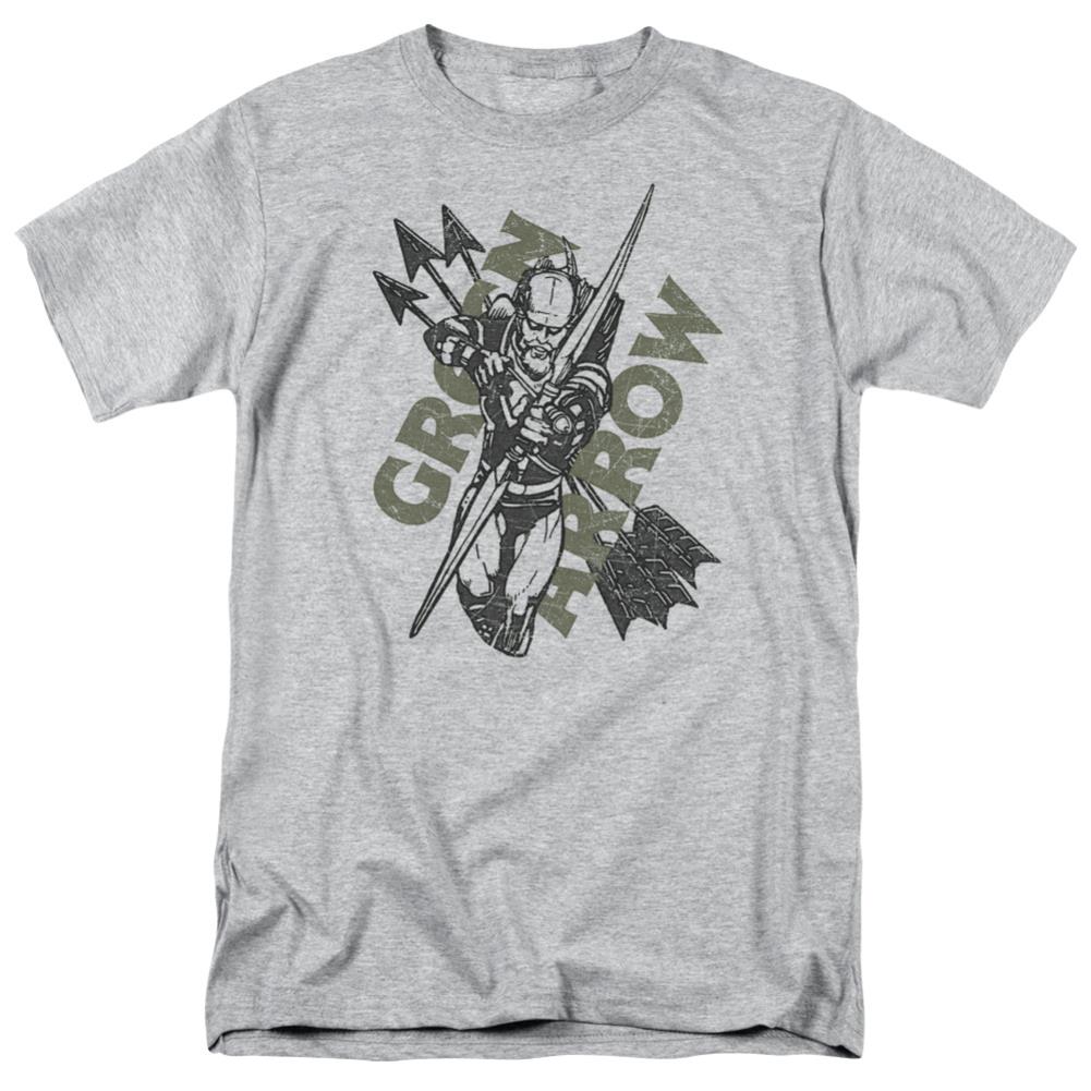 Justice League Of America Archers Arrows Men's 18/1 Cotton Short-Sleeve T-Shirt