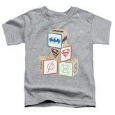 Justice League Of America Baby Block Toddler 18/1 Cotton Short-Sleeve T-Shirt