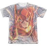 Justice League Of America Barry's Back Men's Regular Fit Poly Cotton Short-Sleeve T-Shirt
