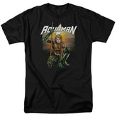 Justice League Of America Beach Sunset Men's 18/1 Cotton Short-Sleeve T-Shirt