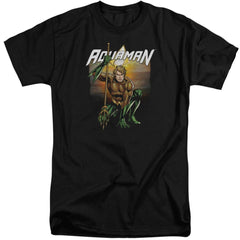 Justice League Of America Beach Sunset Men's 18/1 Tall Cotton Short-Sleeve T-Shirt