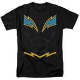Justice League Of America Black Lightning Men's 18/1 Cotton Short-Sleeve T-Shirt