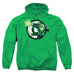 Justice League Of America Blasting Logo Men's Pull-Over 75 25 Poly Hoodie