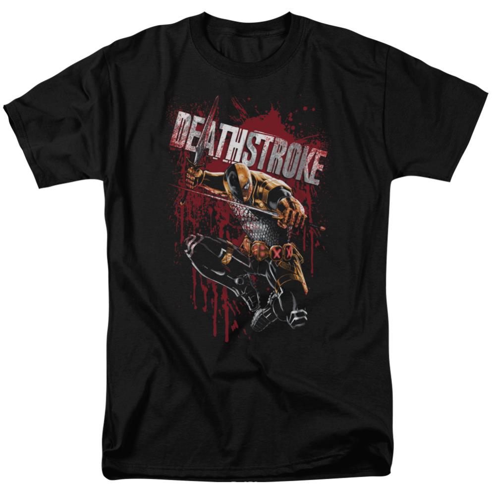Justice League Of America Blood Splattered Men's 18/1 Cotton Short-Sleeve T-Shirt