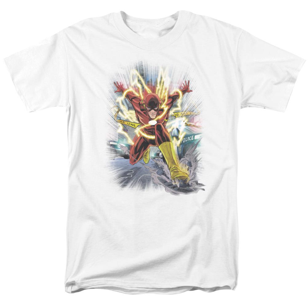Justice League Of America Brightest Day Flash Men's 18/1 Cotton Short-Sleeve T-Shirt