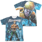 Justice League Of America Bubbles Everywhere (Front/Back Print) Men's Regular Fit Poly Cotton Short-Sleeve T-Shirt