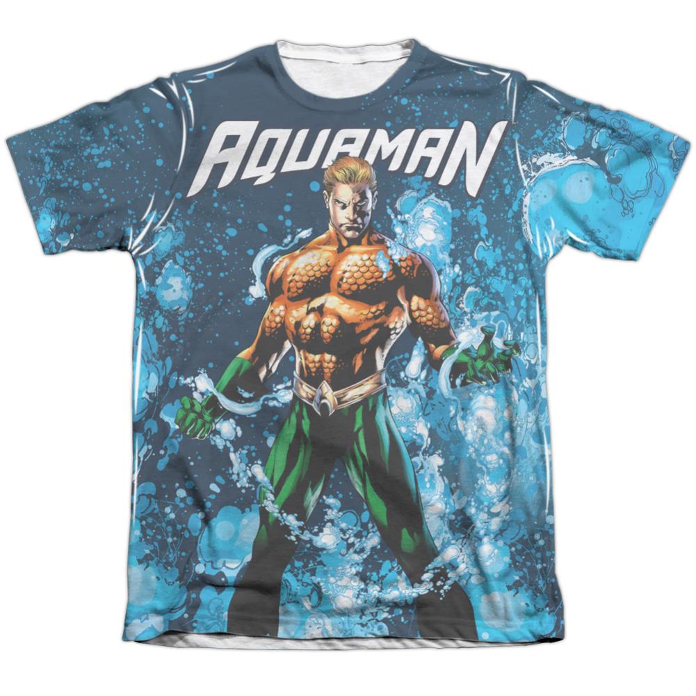 Justice League Of America Bubbles Everywhere Men's Regular Fit Poly Cotton Short-Sleeve T-Shirt