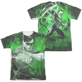 Justice League Of America Charging (Front/Back Print) Men's Regular Fit Poly Cotton Short-Sleeve T-Shirt