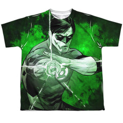 Justice League Of America Charging Youth Regular Fit Poly Short-Sleeve T-Shirt