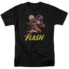 Justice League Of America City Run Men's 18/1 Cotton Short-Sleeve T-Shirt