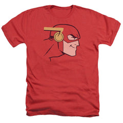 Justice League Of America Cooke Head Men's 30/1 Heather 60 40 Poly Short-Sleeve T-Shirt