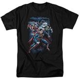 Justice League Of America Cosmic Crew Men's 18/1 Cotton Short-Sleeve T-Shirt