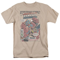 Justice League Of America Cube Creature Men's 18/1 Cotton Short-Sleeve T-Shirt