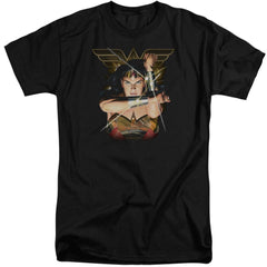 Justice League Of America Deflection Men's 18/1 Tall Cotton Short-Sleeve T-Shirt