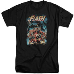 Justice League Of America Electric Chair Men's 18/1 Tall Cotton Short-Sleeve T-Shirt