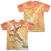 Justice League Of America Fast As Lightning Men's Regular Fit Poly Cotton Short-Sleeve T-Shirt