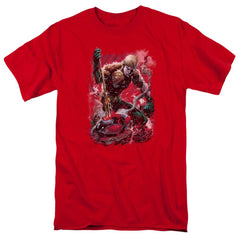 Justice League Of America Finished Men's 18/1 Cotton Short-Sleeve T-Shirt