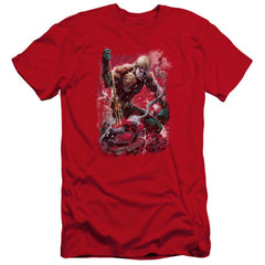 Justice League Of America Finished Men's Ultra-Soft 30/1 Cotton Slim Short-Sleeve T-Shirt