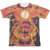 Justice League Of America Flash 52 Bolt Men's Regular Fit Poly Cotton Short-Sleeve T-Shirt