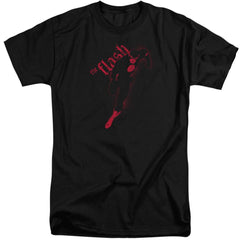 Justice League Of America Flash Darkness Men's 18/1 Tall Cotton Short-Sleeve T-Shirt