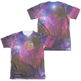 Justice League Of America Flash Galaxy (Front/Back Print) Men's Regular Fit Poly Cotton Short-Sleeve T-Shirt