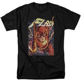 Justice League Of America Flash One Men's 18/1 Cotton Short-Sleeve T-Shirt