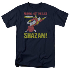 Justice League Of America Fridays Got Me Like Men's 18/1 Cotton Short-Sleeve T-Shirt