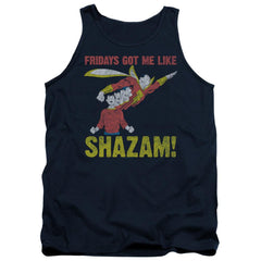 Justice League Of America Fridays Got Me Like Men's 18/1 Cotton Tank Top