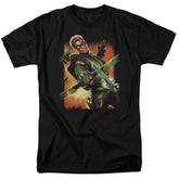 Justice League Of America Green Arrow #1 Men's 18/1 Cotton Short-Sleeve T-Shirt