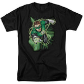 Justice League Of America Green Lantern Energy Men's 18/1 Cotton Short-Sleeve T-Shirt
