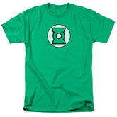 Justice League Of America Green Lantern Logo Men's 18/1 Cotton Short-Sleeve T-Shirt