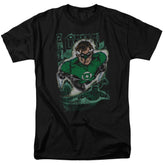 Justice League Of America Green Lantern #1 Distress Men's 18/1 Cotton Short-Sleeve T-Shirt